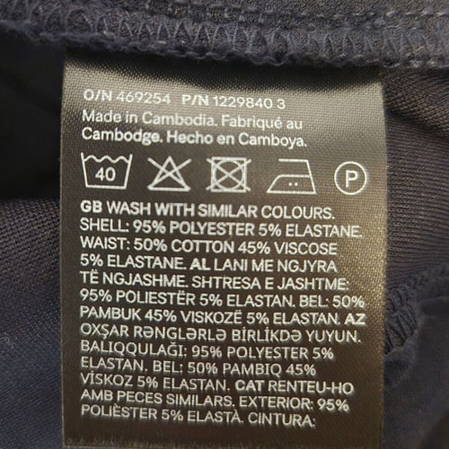 H&M maternity pants black wide like new