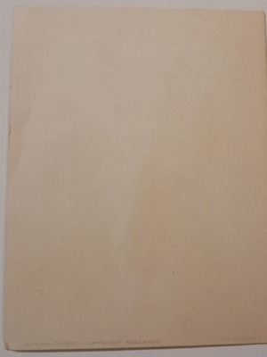 Ευχετήρια κάρτα για καλές γιορτές 1953, μεταχειρισμένη, έκδοση Theo