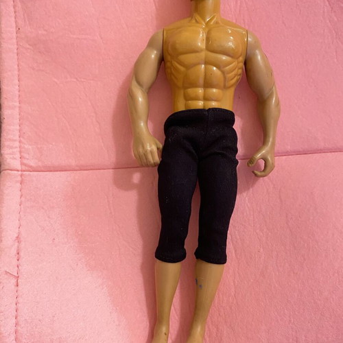 Action Man vintage figure with movable head and working eyes, used