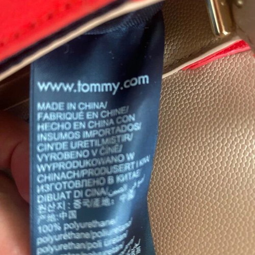 Tommy Hilfiger evening shoulder bag, red
