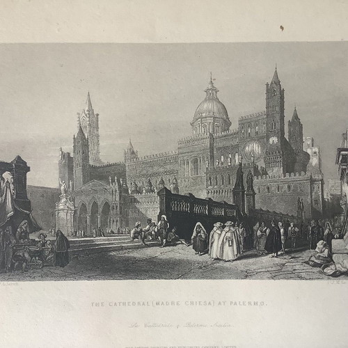 Chalcography Palermo Cathedral 1840 used
