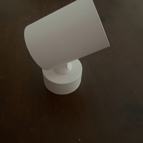 Eurolamp single spotlight with GU10 socket, white