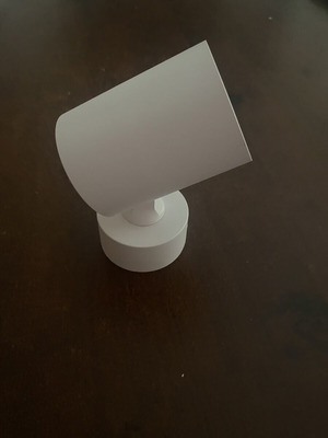 Eurolamp single spotlight with GU10 socket, white