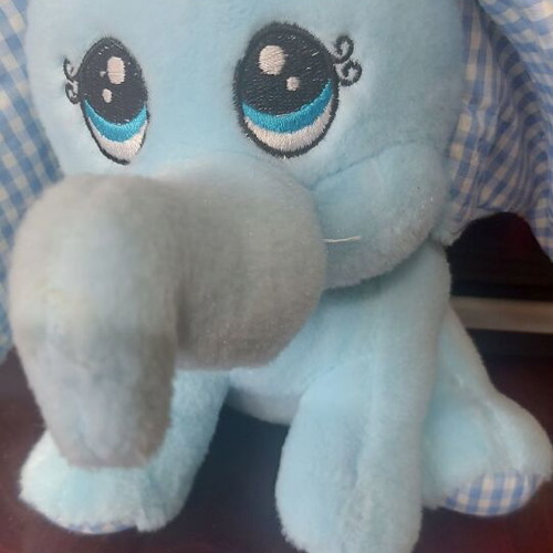 Plush Elephant 20x20 like new