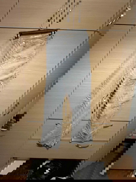 Γαλάζιο cargo παντελόνι Bershka