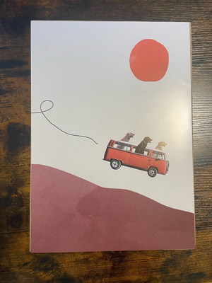 Dogs in van poster new, 42x30 poster