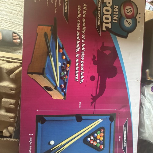 Wooden billiard like new