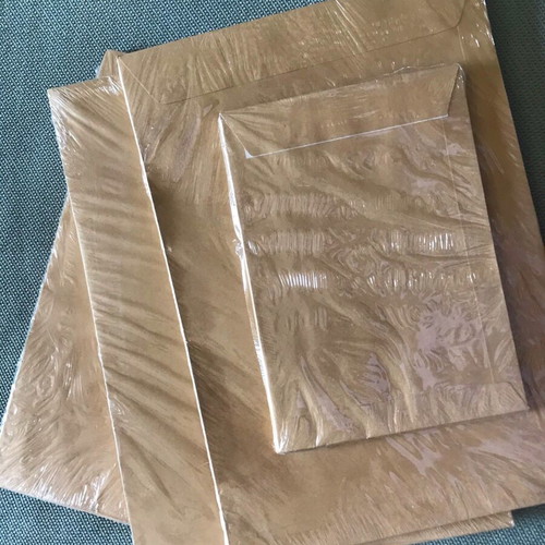 Kraft envelopes set of 97, new, sealed