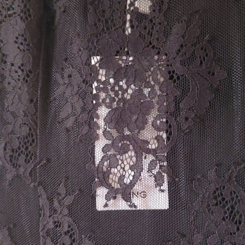 MNG black maxi lace dress new size Small