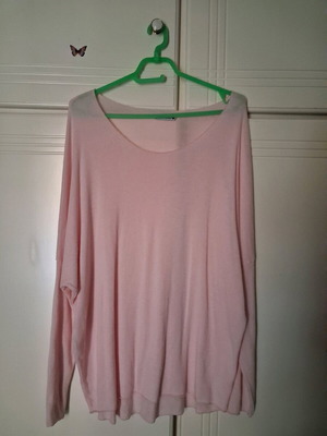Spring pink blouse dress like new, size M
