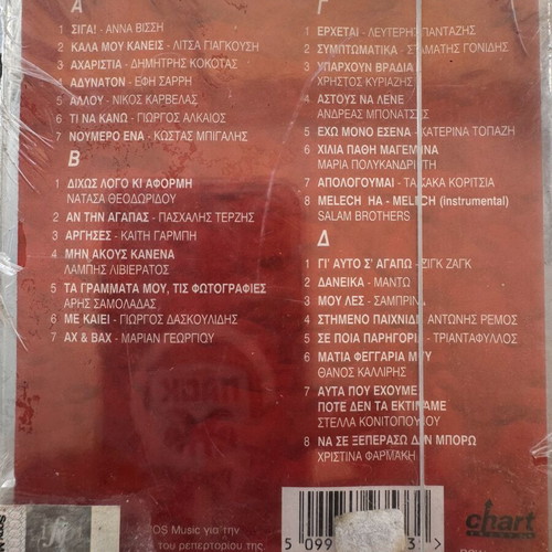Cassette Tapes Chryso Paketo '98 sealed, laiko