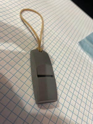 Whistle 125db keychain light and durable