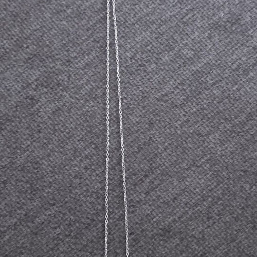 Olive necklace with eye and cross like new, silver