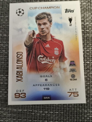 Topps Match Attax UEFA Xabi Alonso like new