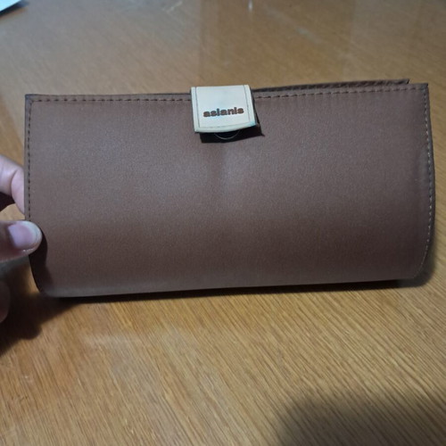 Aslanis handbag like new, brown, 13x21 cm