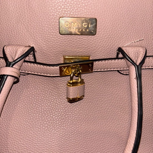 Shoulder bag new in soft pink color with long strap