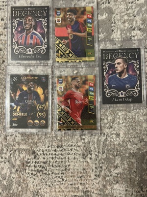 Collectible cards like new set of 5 pieces