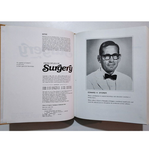 Principles of Surgery two-volume set used, 4th edition, English