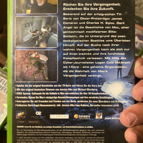 Dark Angel Xbox game