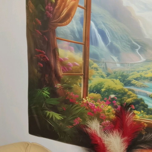 Painting canvas like new without stretcher 1.40×2.00