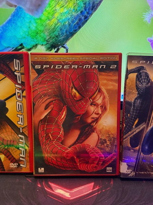 Spider-Man trilogy DVD used with Greek subtitles