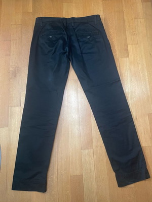 Diesel pants black straight fit like new, size L