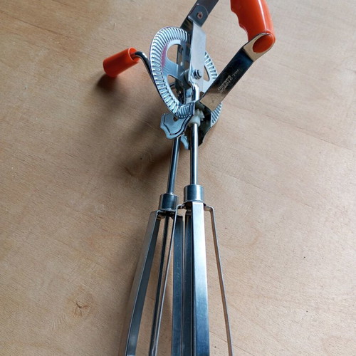Retro hand mixer new from late 1970s