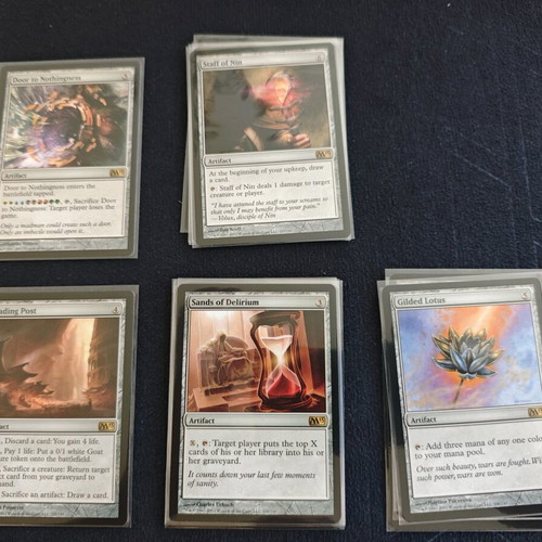 MTG M13 Artifacts and Lands Collection Like New with Sleeves