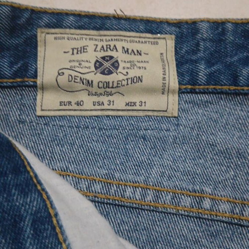 Men's denim jeans like new, size M, blue