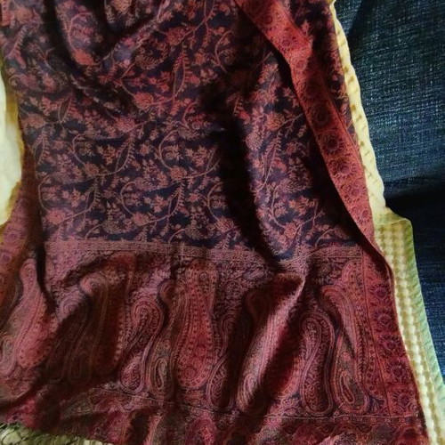 Back scarf with fringes new