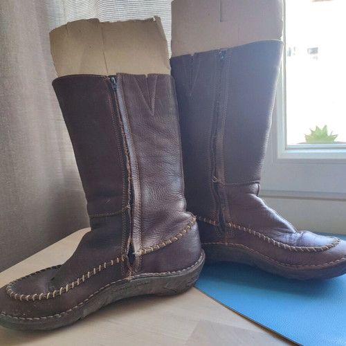 El Naturalista leather women's boots size 36 used, brown