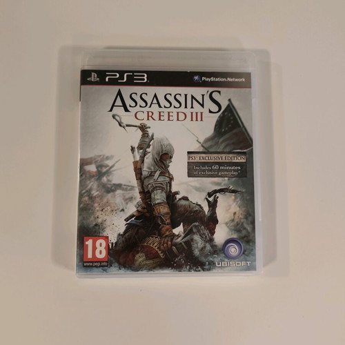 Assassin's Creed 3 PlayStation 3 game like new