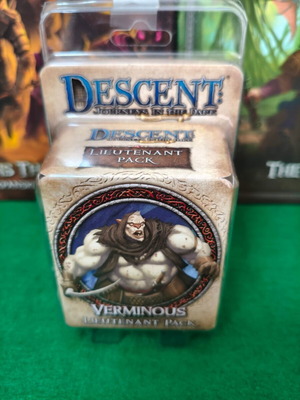 Descent Journeys in the Dark Second Edition Verminous Lieutenant Pack like new