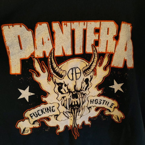 Pantera metal t-shirt like new, size XL, black