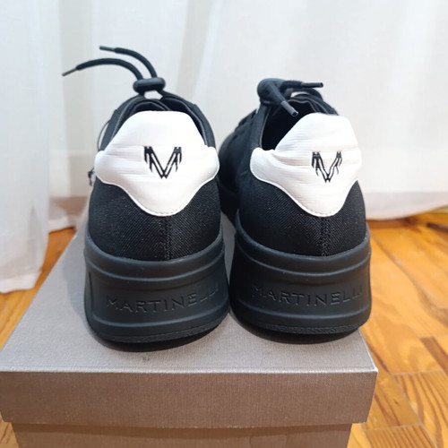 Martinelli Luxury Sneakers new, size 44, black with white details