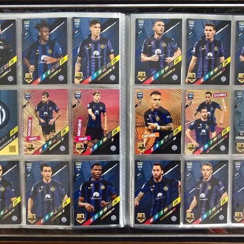 Panini Adrenalyn XL FIFA 365 2024 album with 218 cards