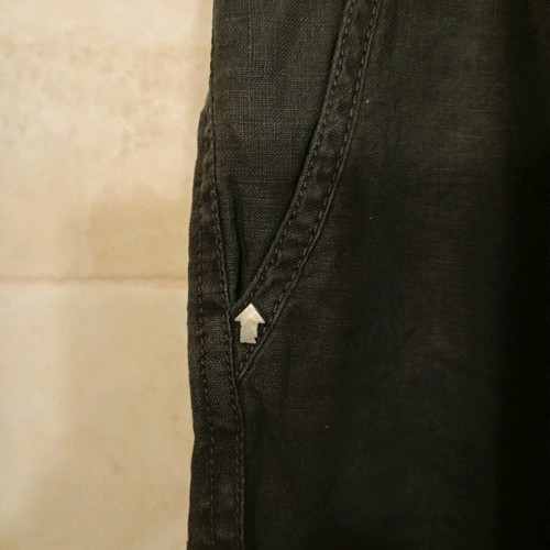 Linen black pants, Criminal clothing