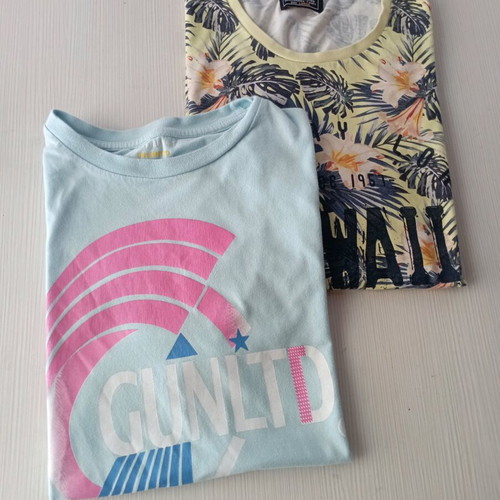 Men's short-sleeve t-shirts large used, paco and co