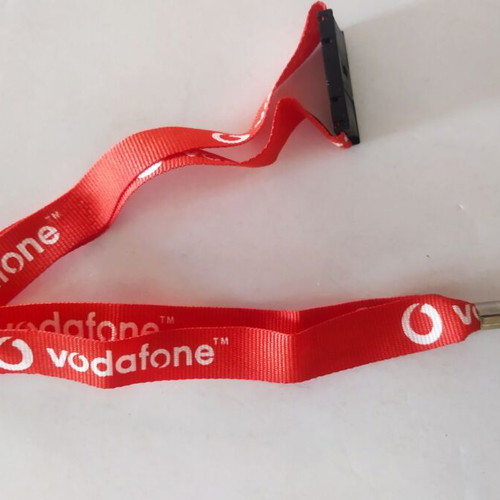 Vodafone fabric lanyard new with mobile strap