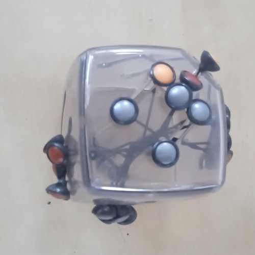 Brainstring Original Recent Toys puzzle used, polycarbonate cube