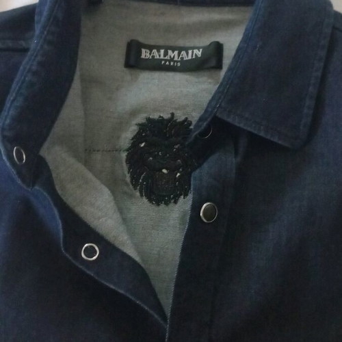 Balmain shirt blue new size M