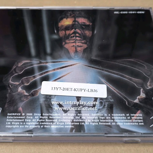 Sacrifice Interplay PC CD-ROM like new, Big Box