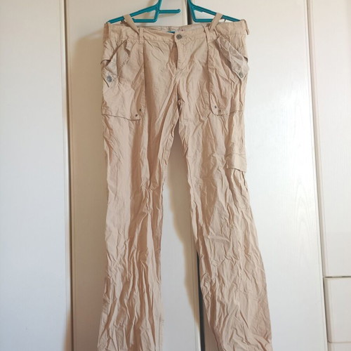 Lynne beige cotton pants, size M