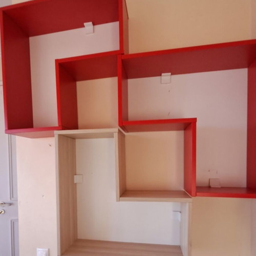 Modeco children's bookshelf and desk like new