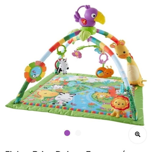 Fisher Price Deluxe Rainforest Baby Gym like new