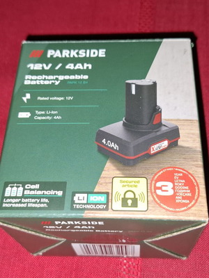 PARKSIDE X12V 4Ah επαναφορτιζόμενη μπαταρία PAPK12-B4