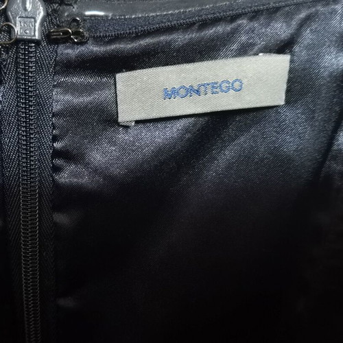 Montego dark blue dress like new, size S