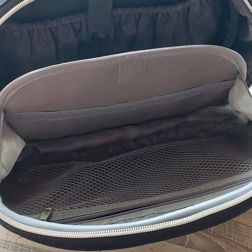 Rico cosmetic bag like new, black, hard and sturdy