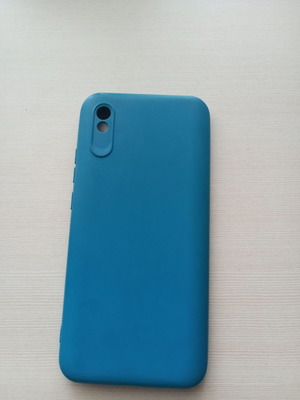 Redmi 9a phone case like new, blue
