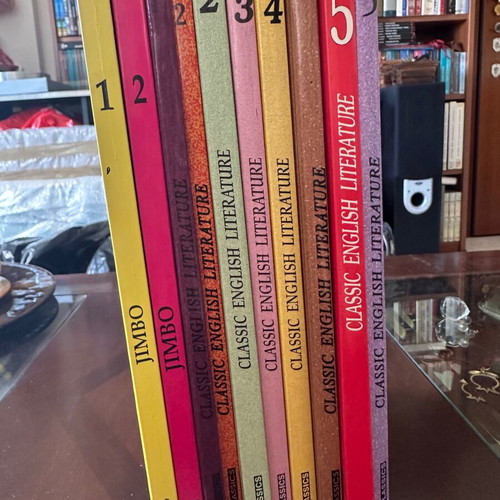 English literature books used, pack of about 50